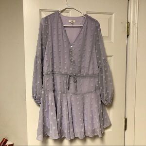 Entro Purple Long sleeve Dress
